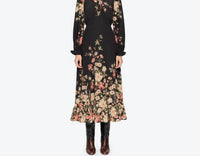 Sea - Jolie Long Sleeve Midi Dress