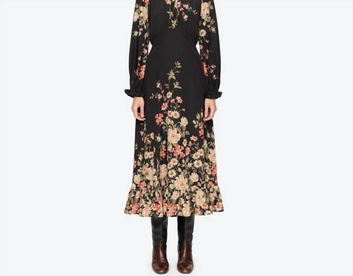Sea - Jolie Long Sleeve Midi Dress