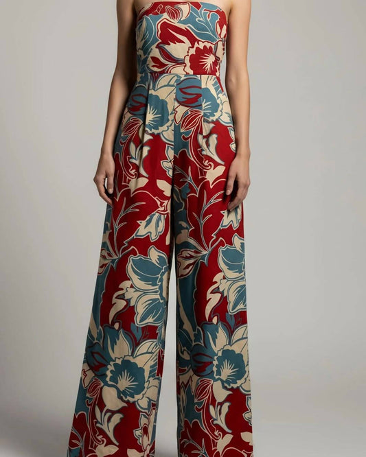 Aakaa - Elodie Wide Leg Jumpsuit