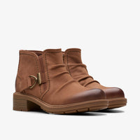 Clarks Women's Hearth Clara Boot in brown - women's shoe - view 4