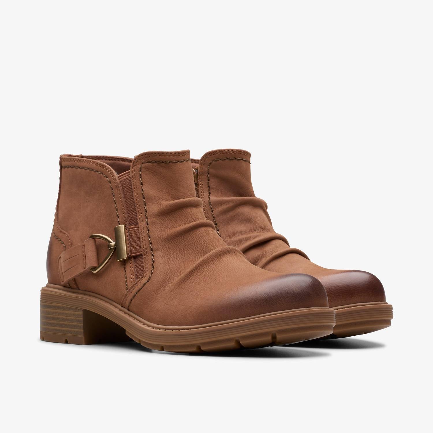 Clarks Women's Hearth Clara Boot in brown - women's shoe - view 4