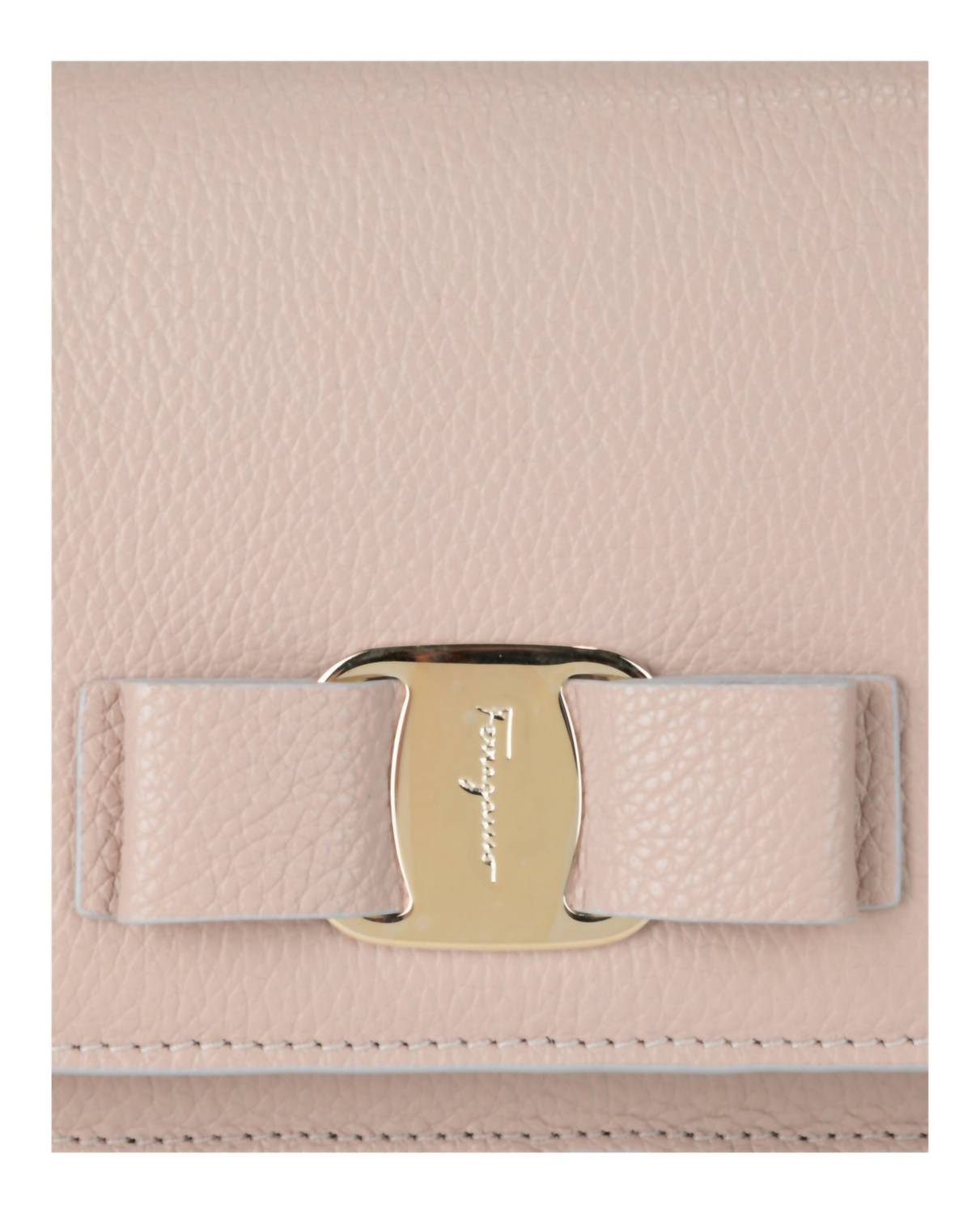 Salvatore Ferragamo Women's Vara Bow Crossbody Bag in light pink - women's bag - alternate view