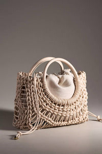Dolce Vita - Women's Azure Woven Handbag