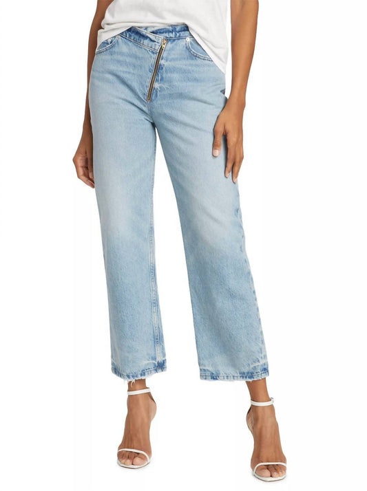 Frame - Le Jane Crop Angled Zipper Jean