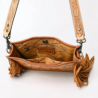 American Darling - Women's Hand Tooled Messenger Crossbody Bag