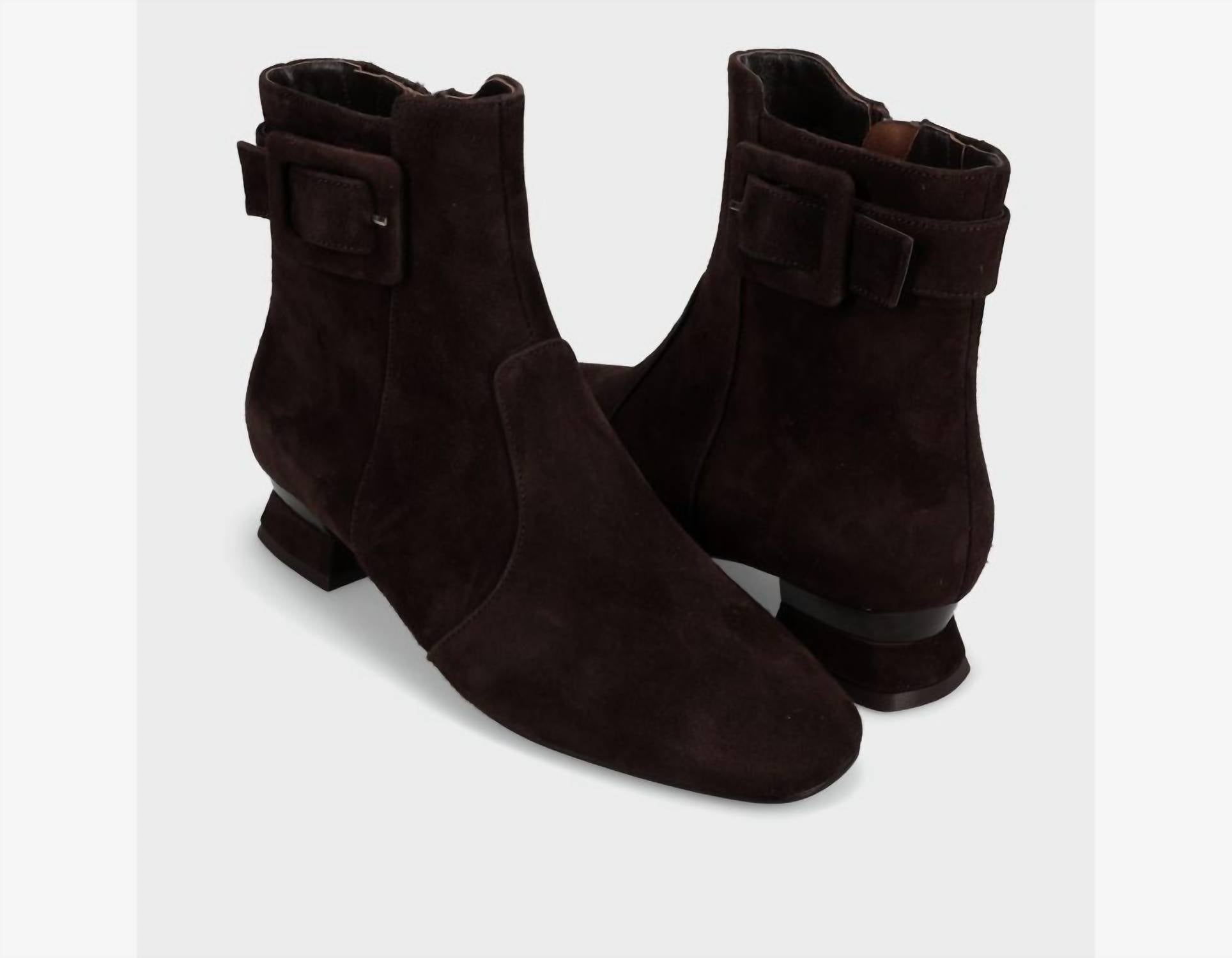 VANELi Women's Pierot Ankle Boot in tmoro suede - women's shoe - detail view