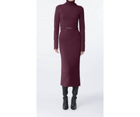 Gauge 81 - Suno Long Sleeve Cut Out Midi Dress