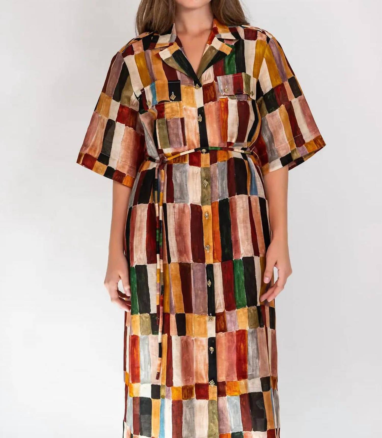 Alemais - Marjorelle Shirt Midi Dress