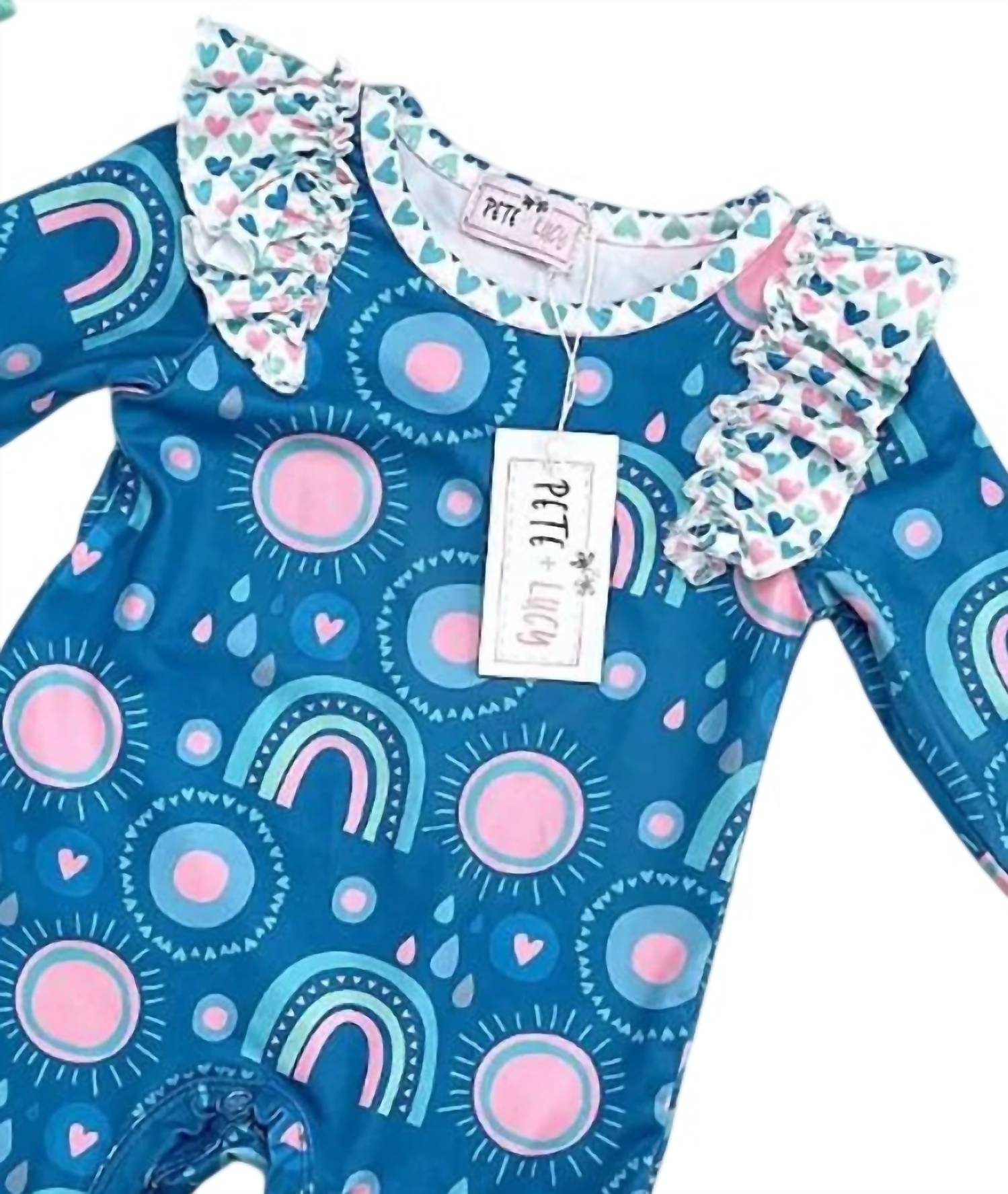 Pete + Lucy - Girls Sunshine In My Pocket Romper