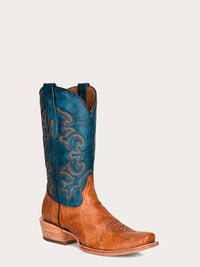 Corral - Men's Embroidery Narrow Square Toe Cowboy Boot