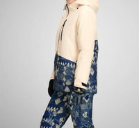 Obermeyer First Tracks Jacket in indigo mountains - women's jacket - detail view