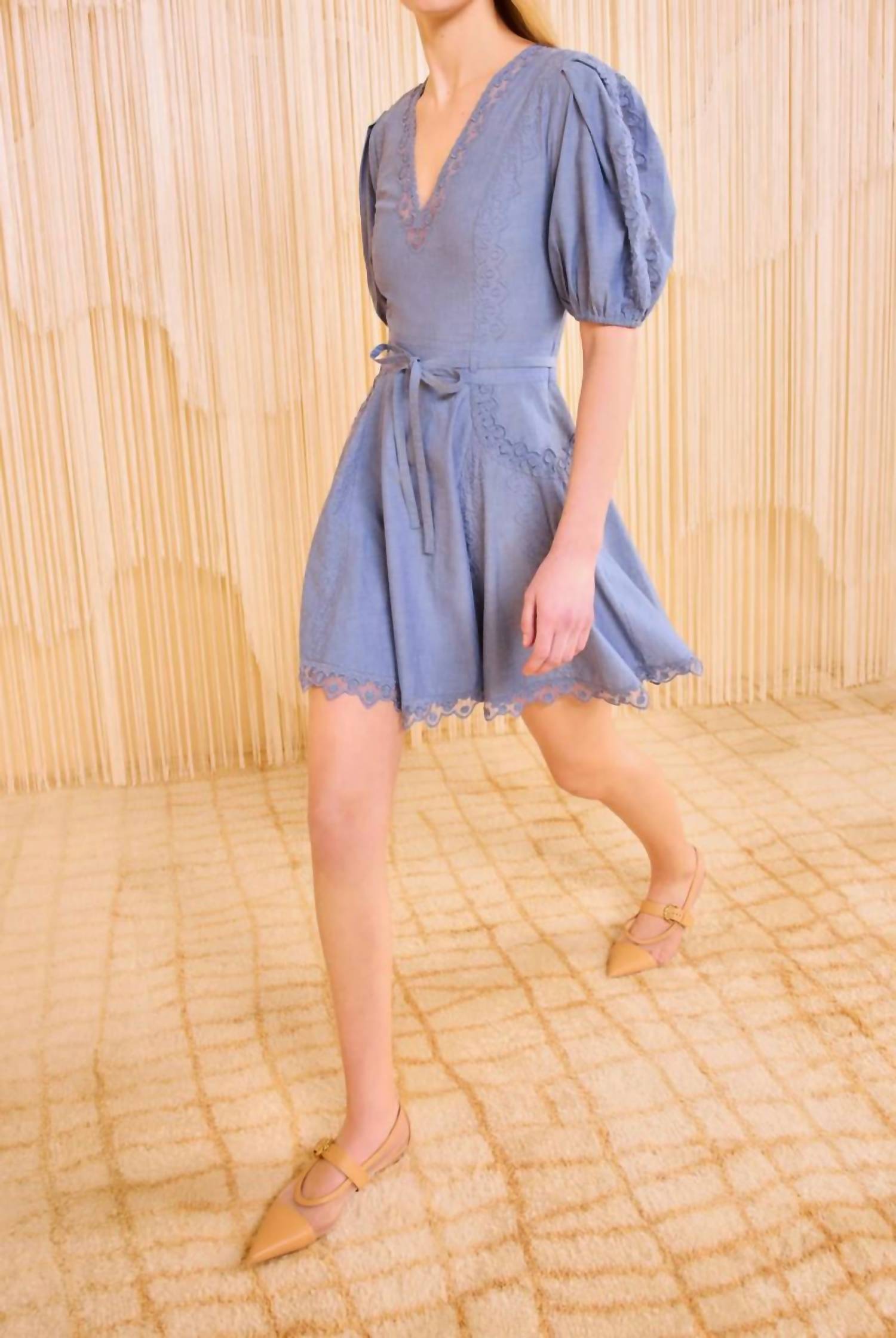 Ulla Johnson - Camila Short Sleeve Mini Dress