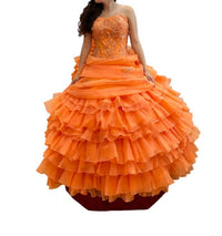 Mary'S Bridal - Beaded Quinceañera Full Skirt Dress
