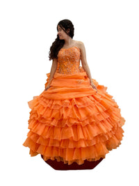 Mary'S Bridal - Beaded Quinceañera Full Skirt Dress