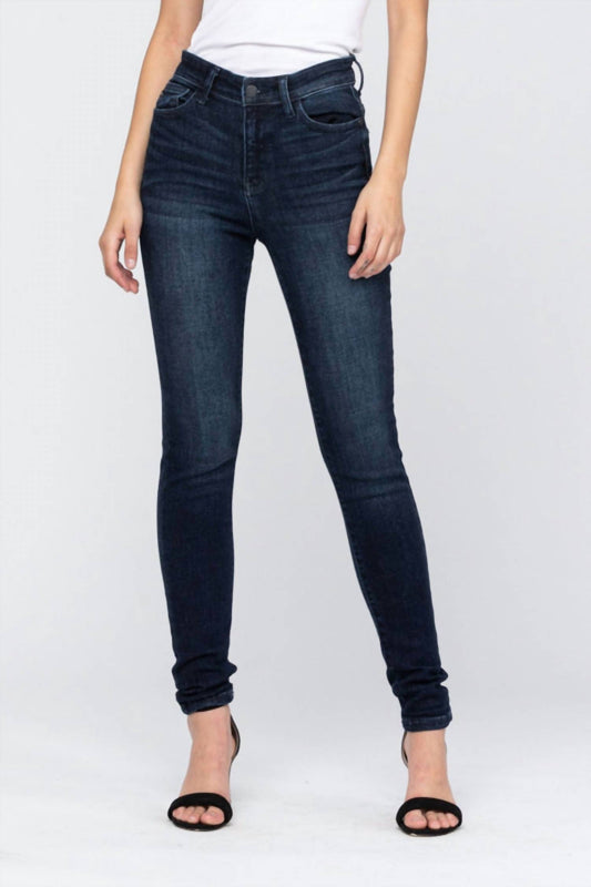 Judy Blue - High Rise Super Dark Skinny Jeans