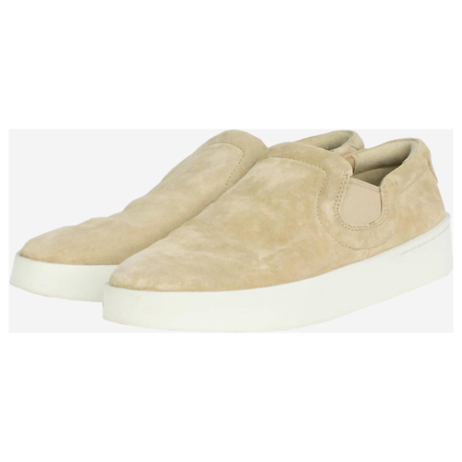 Vince Women's Pacific Suede Slip-on Sneakers in farro - women's sneaker - detail view