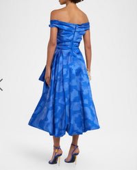 Talbot Runhof - Women's Soft jacquard midi dress