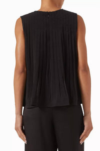 Vince - Pleated A-line Top