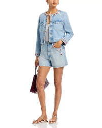 Rails Capistrano Jacket in dainty rose - women's jacket - detail view
