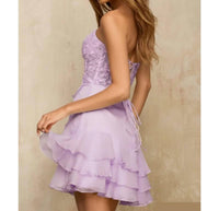 Sherri Hill - Strapless Cocktail Dress
