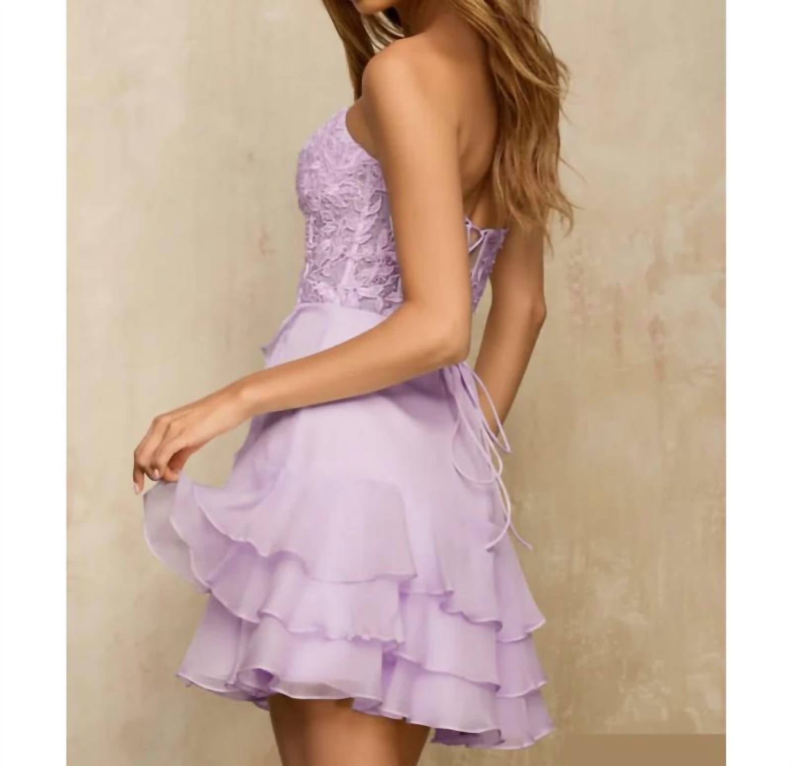 Sherri Hill - Strapless Cocktail Dress