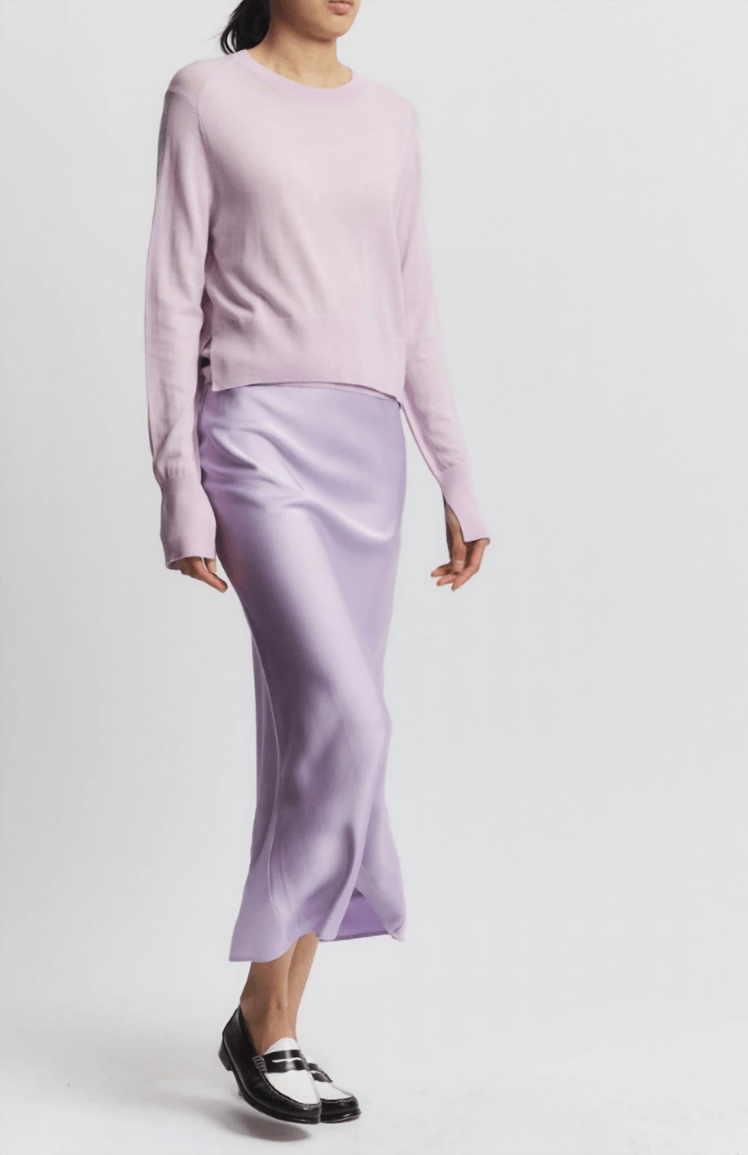 Saint Art - Talia Charmeuse Maxi Skirt