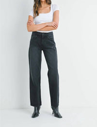 Just Black Denim - Relaxed Straight Jeans