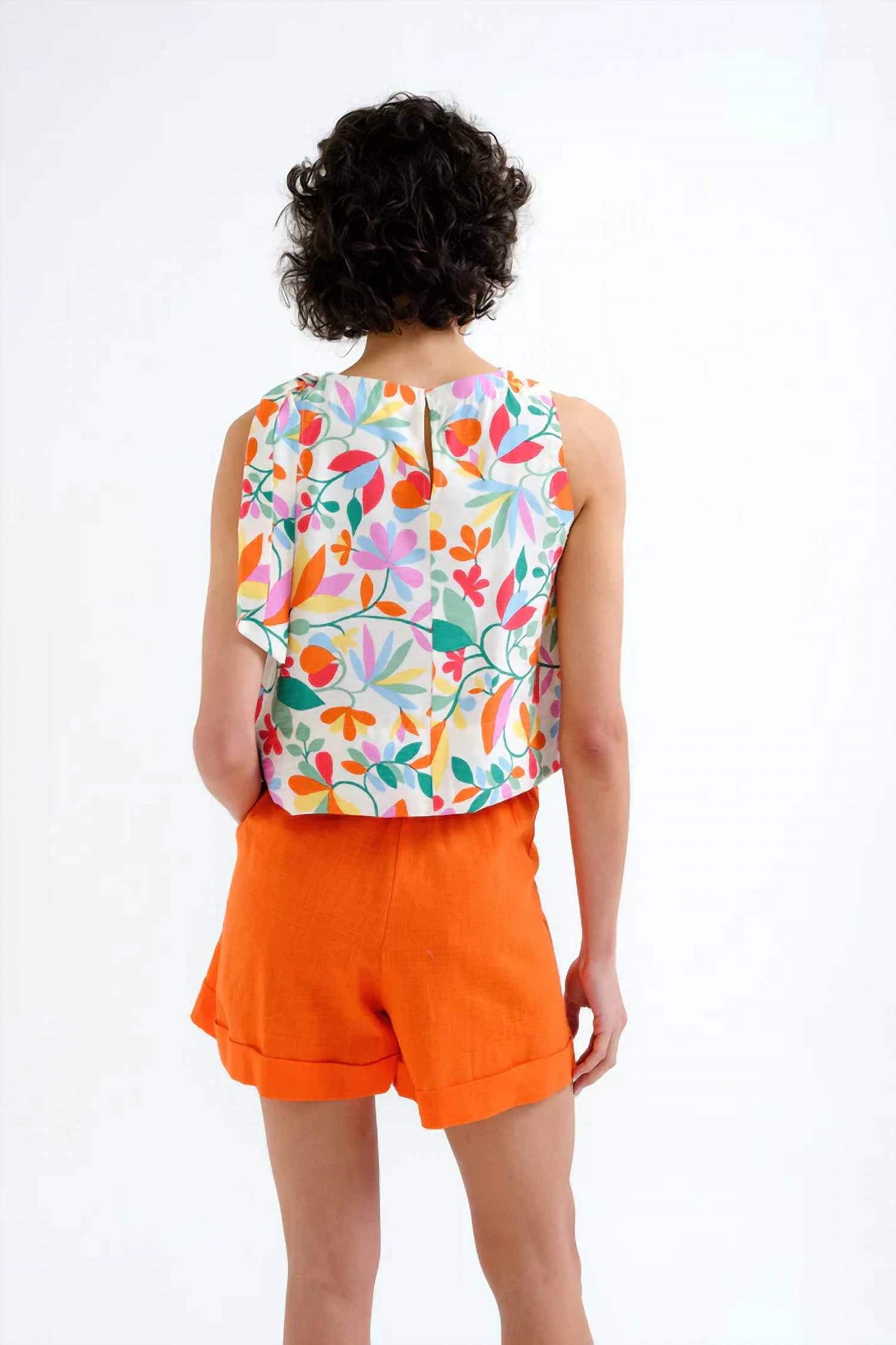 Compania Fantastica - Lotto Print Sleeveless Top