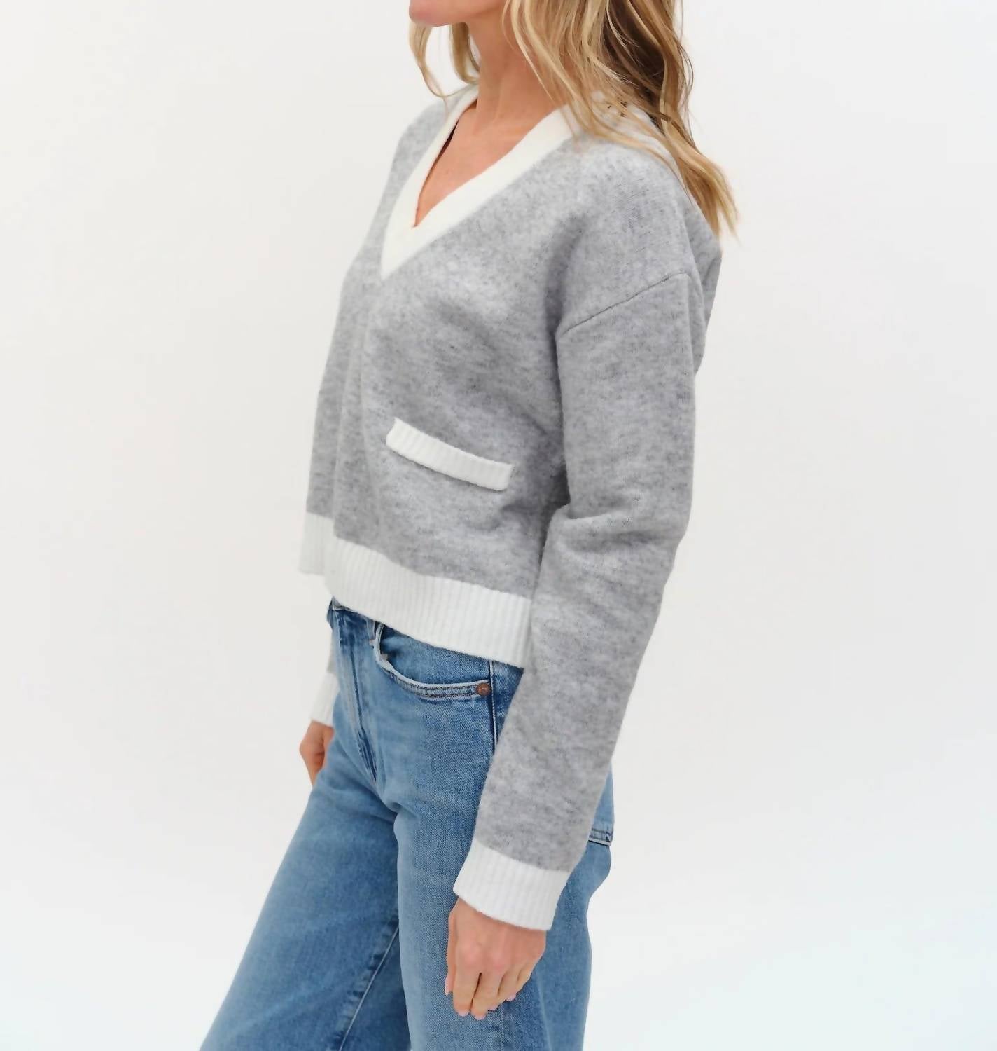 Six/Fifty - Libby V-neck Sweater