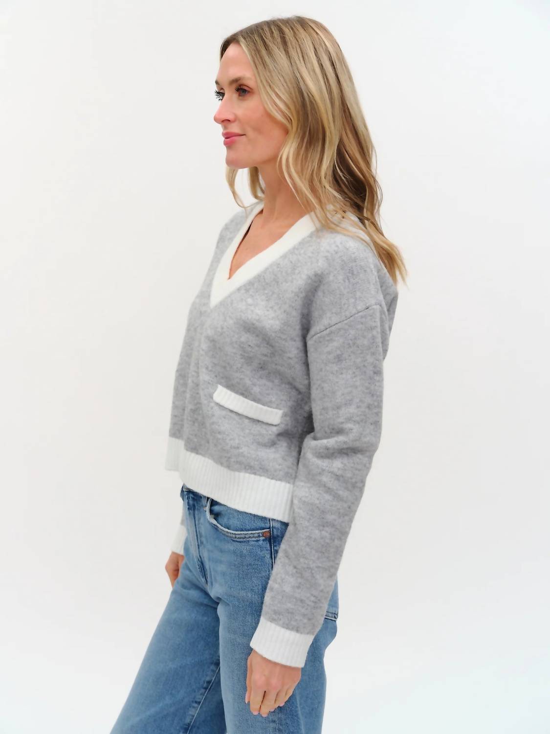 Six/Fifty - Libby V-neck Sweater