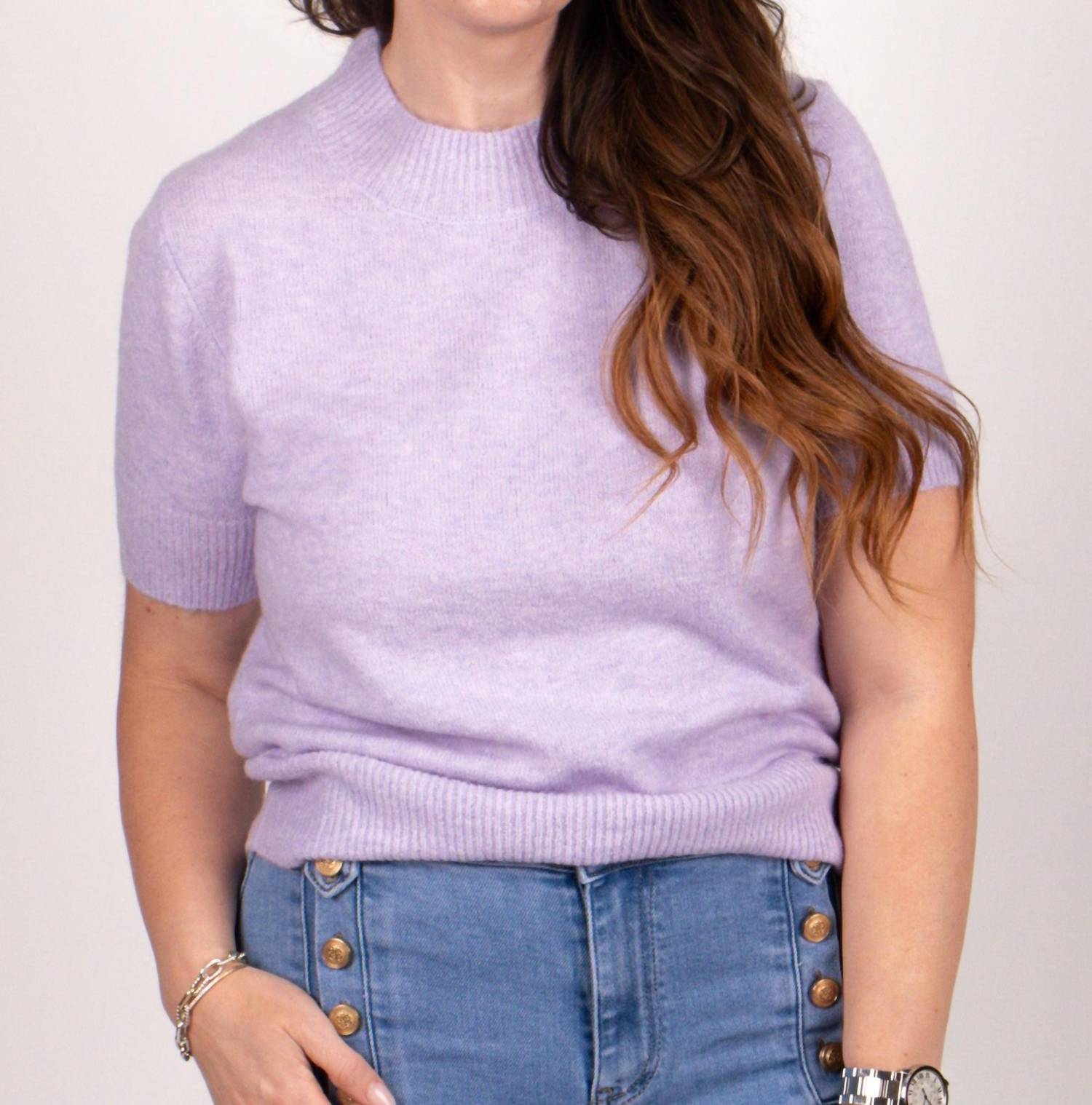 PINCH Lush and Light Sweater in purple - women's sweater