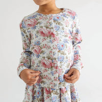 Posh Peanut - Girls Etta Pointelle Cardigan