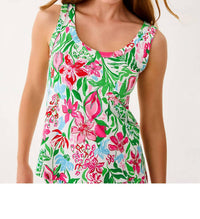 Lilly Pulitzer Bransen Pajama Top in glowing gardens - women's intimate