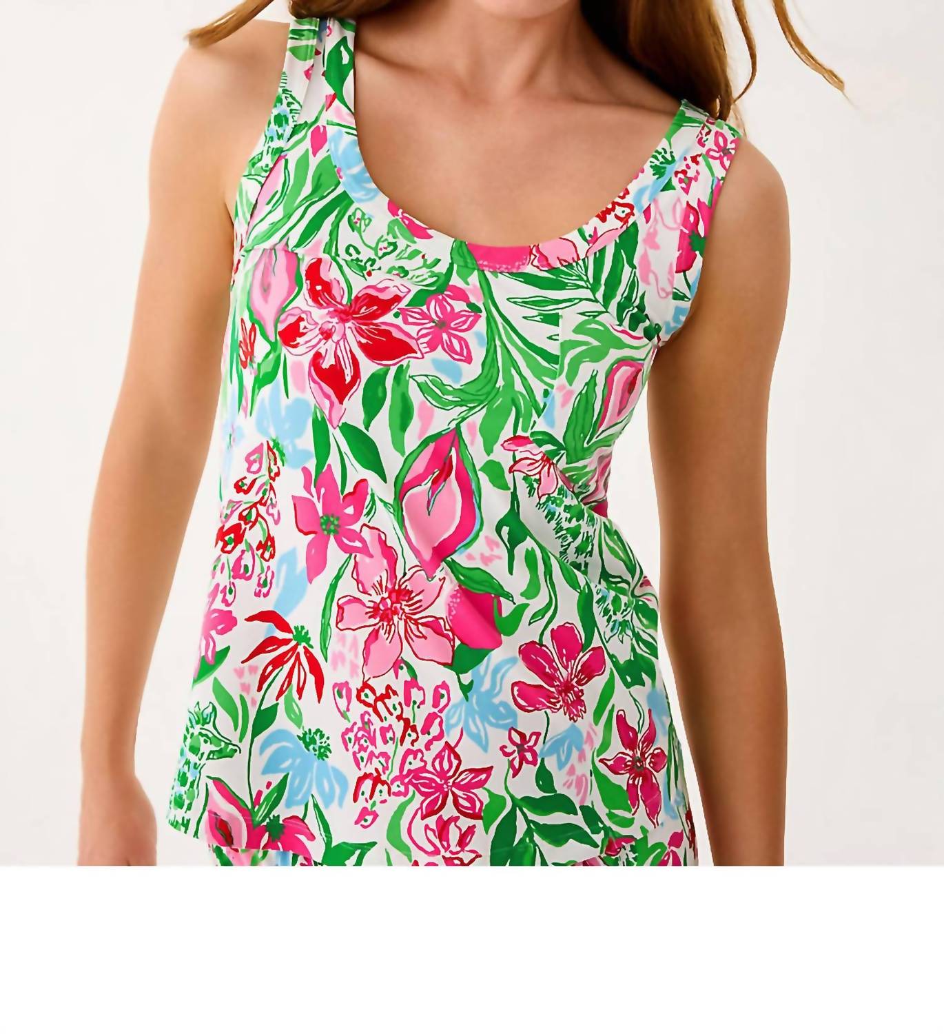 Lilly Pulitzer Bransen Pajama Top in glowing gardens - women's intimate