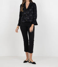 Emily Mccarthy - Cameron Pleated Cuff Sleeves Top