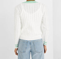 J. Society - Cable Varsity Cardigan