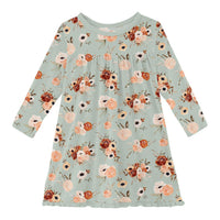 Kickee - Girl's Long Sleeve Swing Dress
