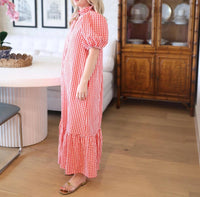 Entro - Ruth Gingham Midi Dress