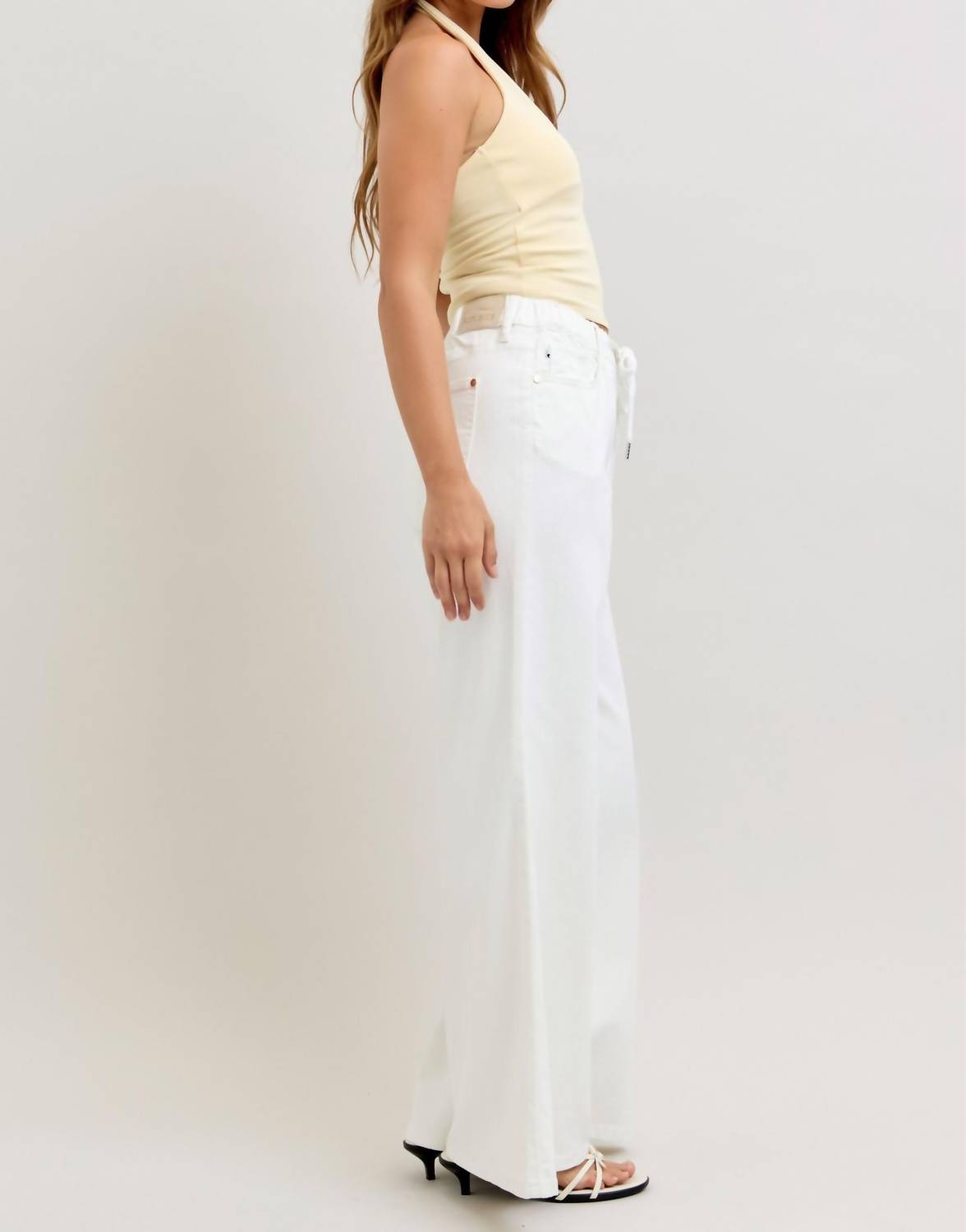 Judy Blue - Halo Feathrweight Palazzo Jean