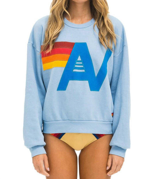 Aviator Nation - Logo Stitch Relaxed Crew Sweatshirt