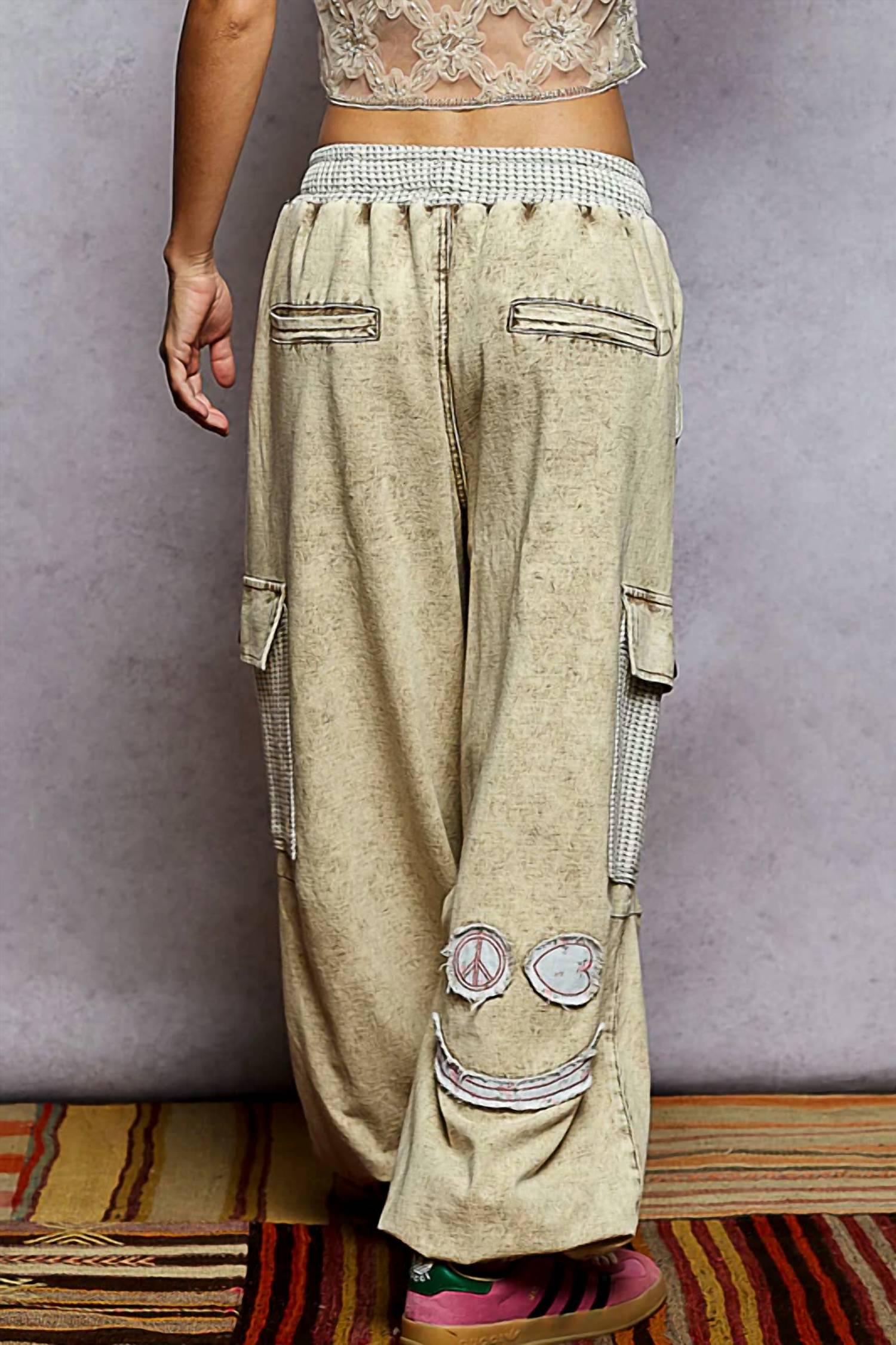 Pol - Love And Peace Jogger Pants