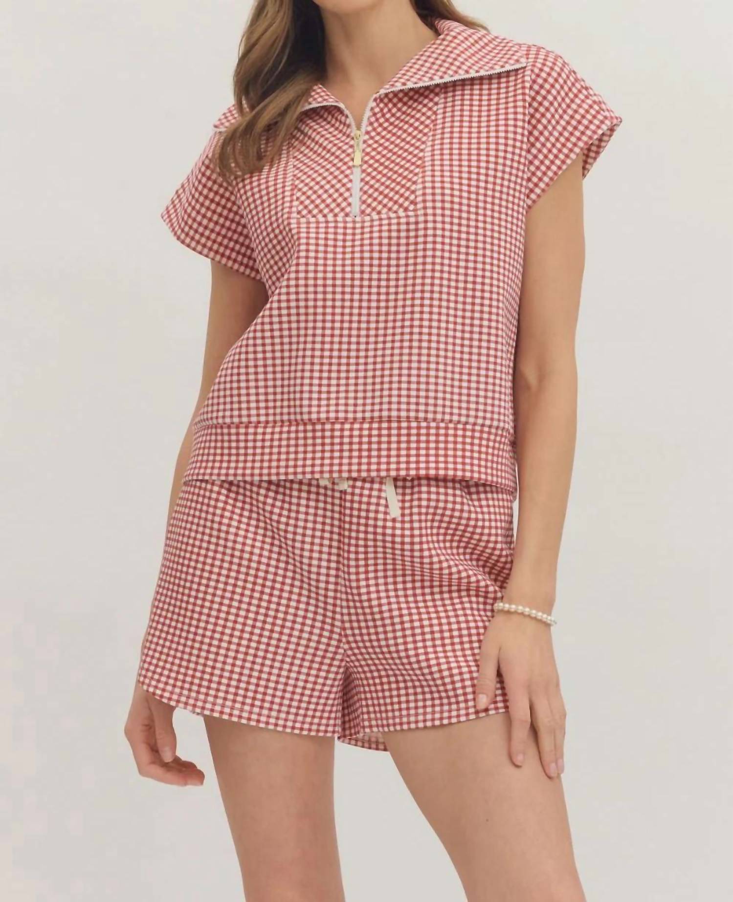 Entro - Caroline Zip Top