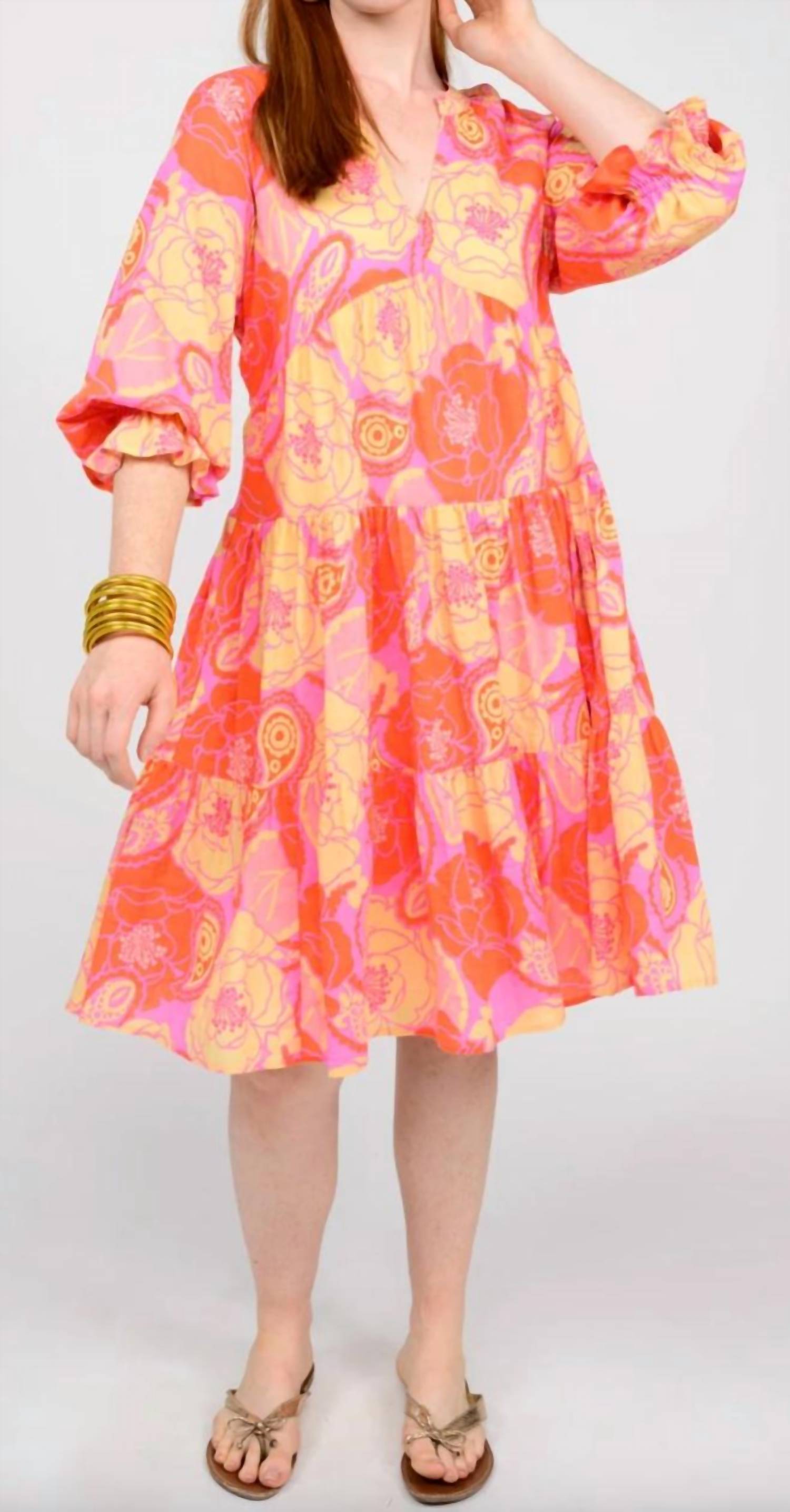 Uncle Frank - Floral Midi Dress