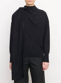 Vince - Draped Crew Neck Sweater