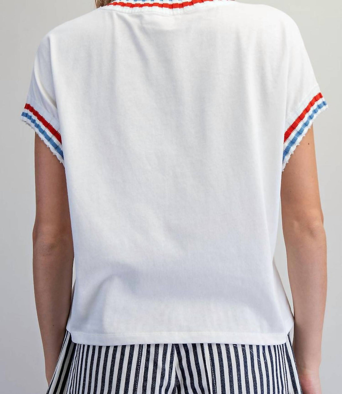 Ee:Some - Usa Graphic Bow Top