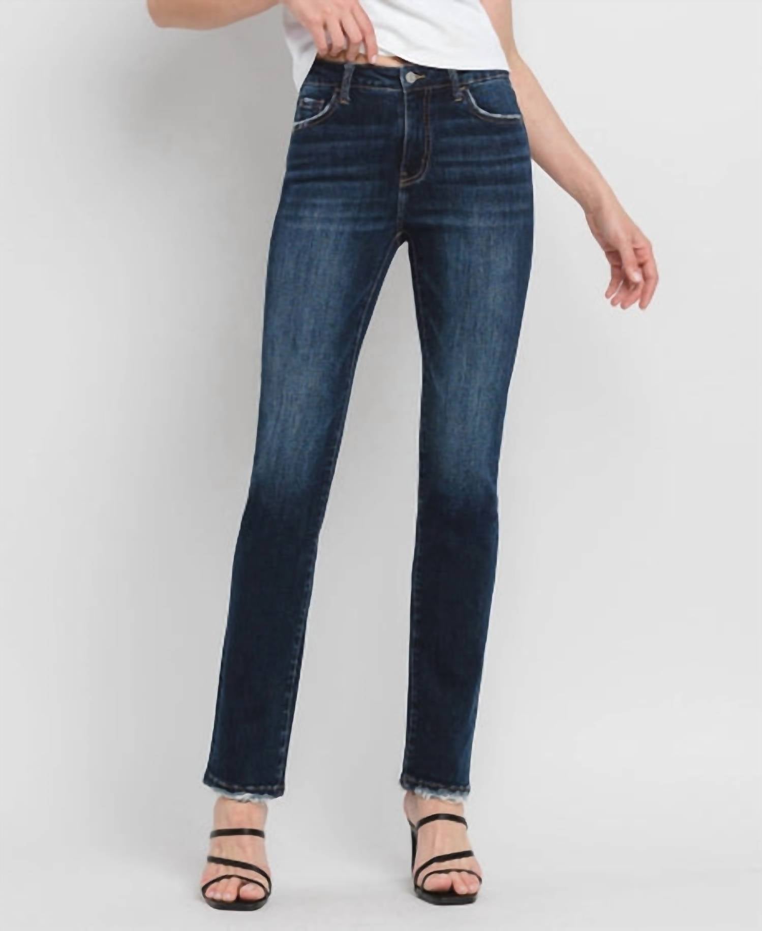 Lovervet - Felice Straight Leg Faded Denim