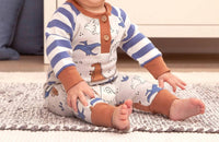 Tesa Babe - Baby Boy Dinosaurs Long Sleeve Romper