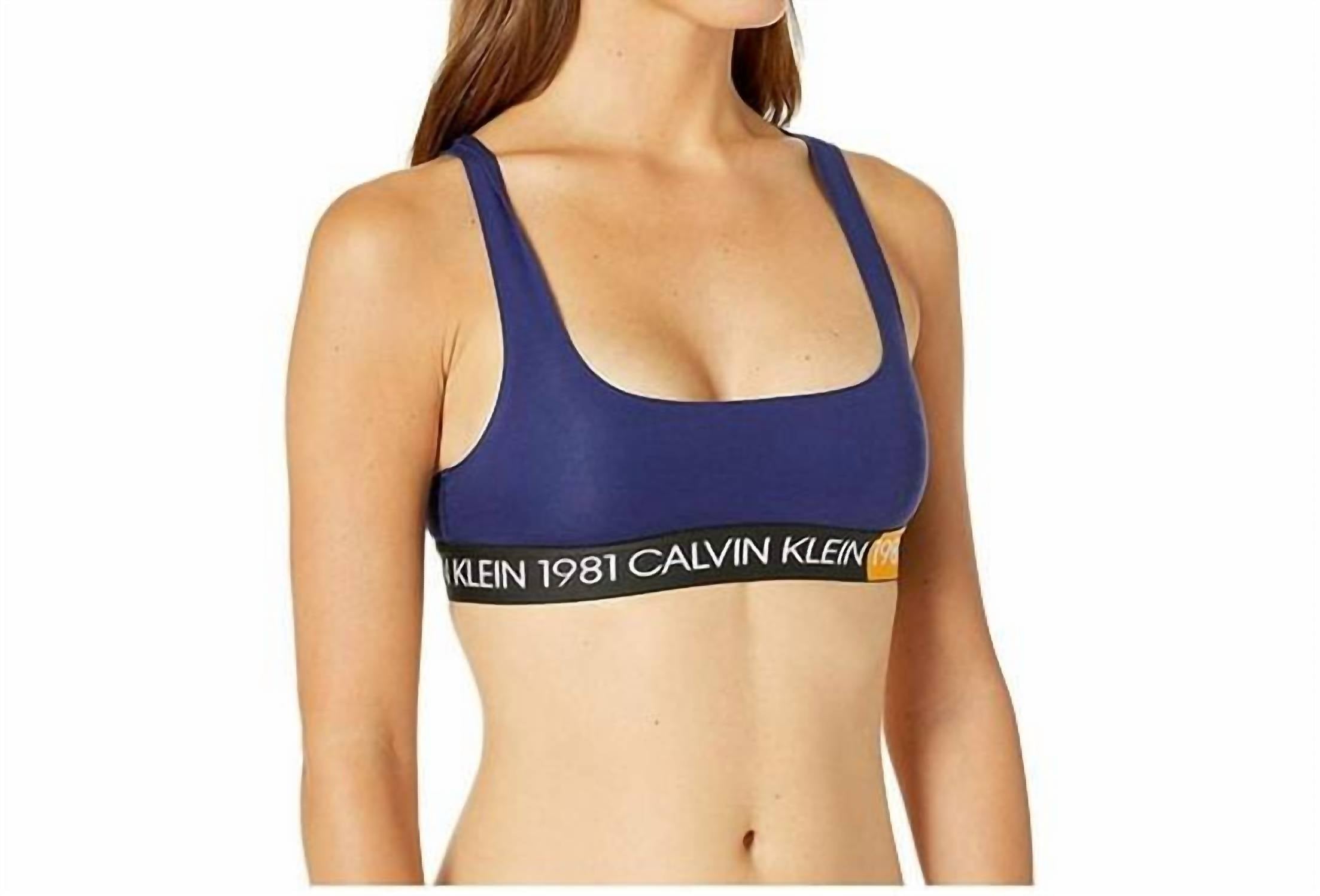 Calvin Klein - 1981 Bold Unlined Bralette