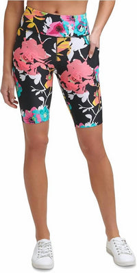 Calvin Klein - Performance Floral High-waist Bike Shorts