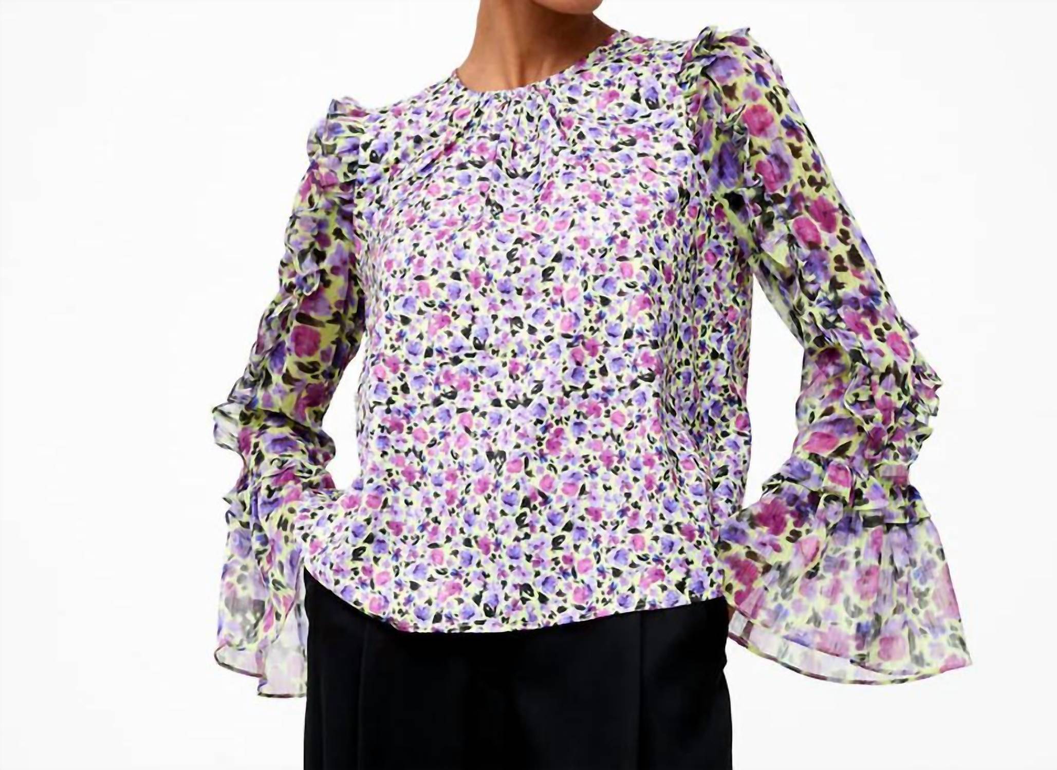 Alezzia Ely Jacquard Mix Top